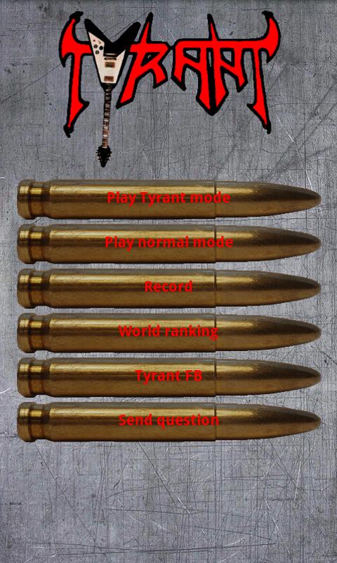 Metal quiz TYRANT