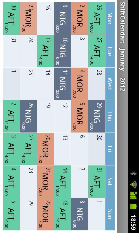 ShiftCalendar