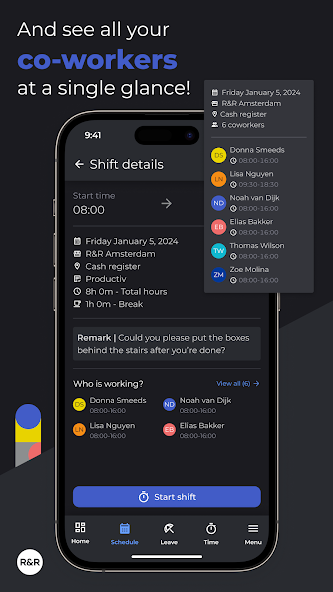 R&R job app
