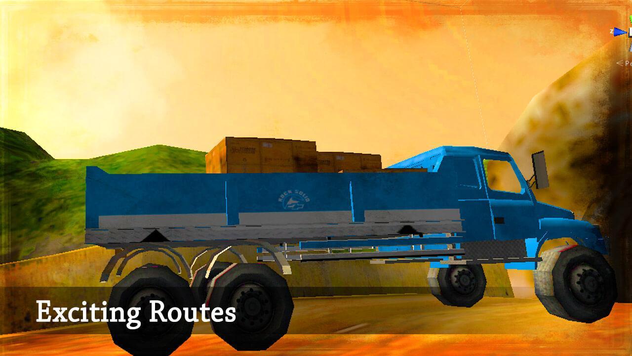 Cargo Truck Driving