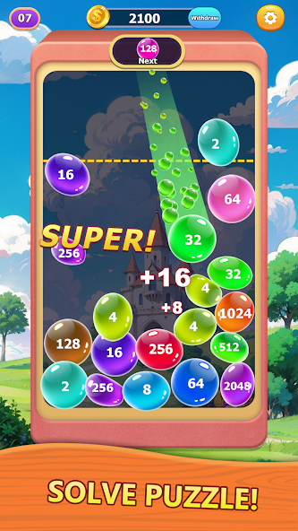 Merge Madness 2048