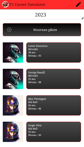F1 Career Simulator