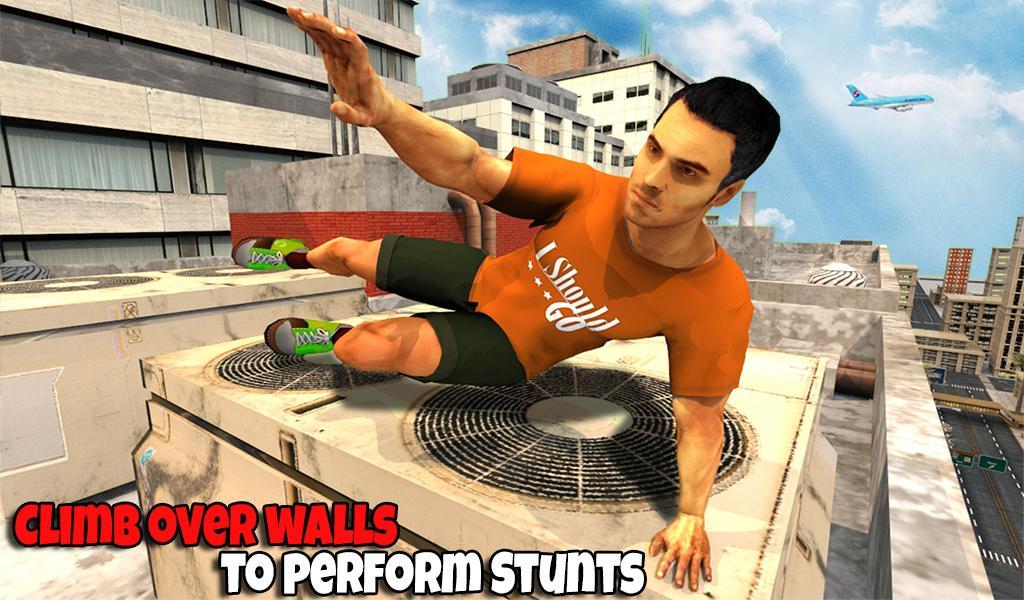 Freestyle parkour: Fast Run