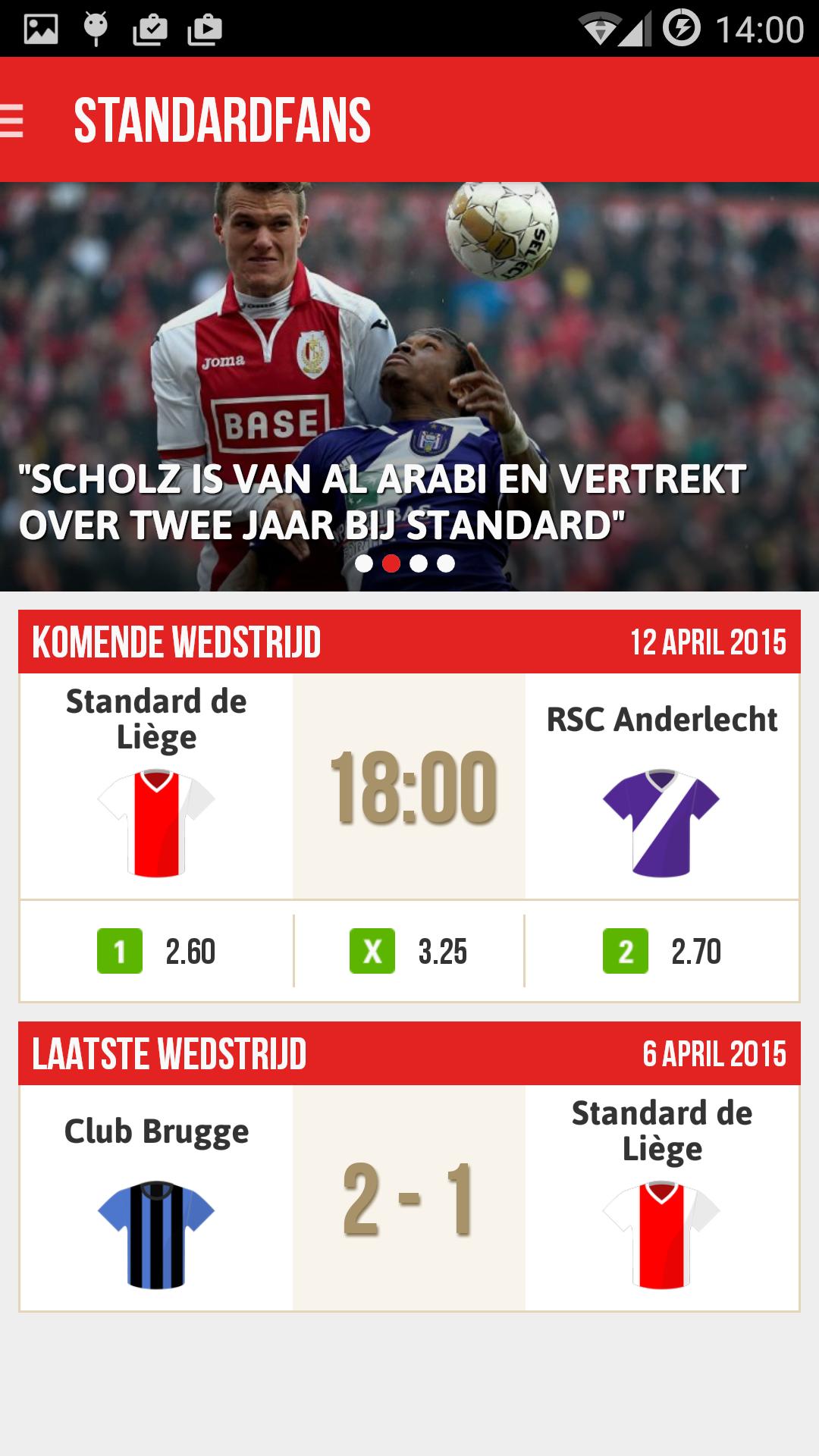 Fans de Standard