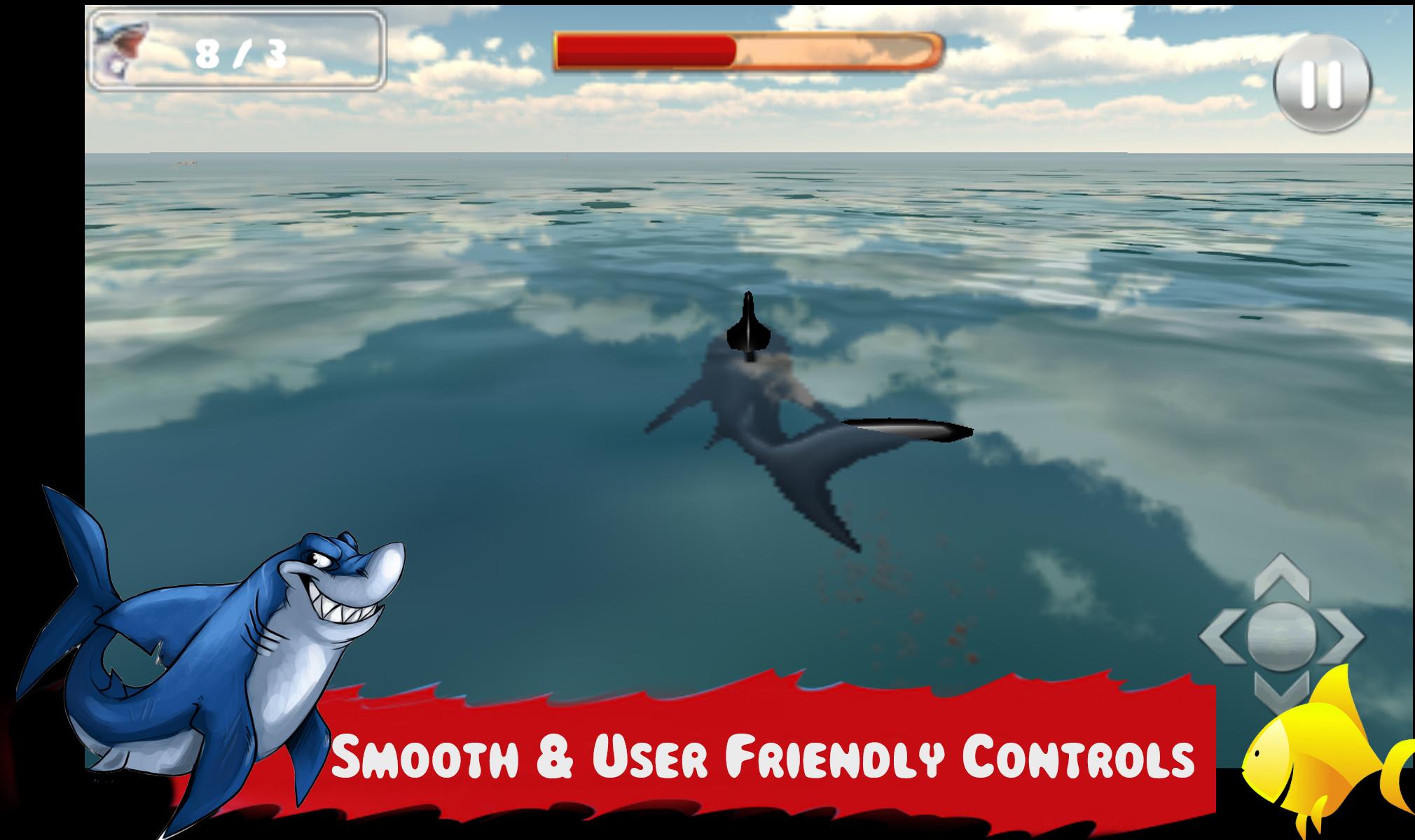Wild Shark Angry Attack