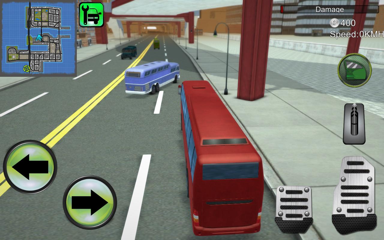 Commercial Bus vs Mafia Driver