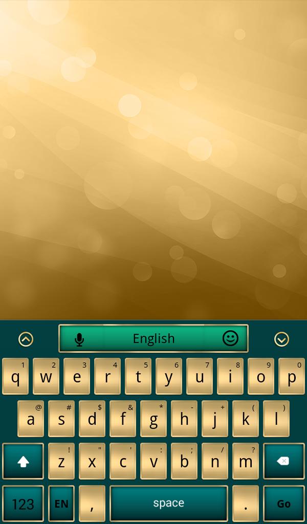 Stylish Gold Keyboard