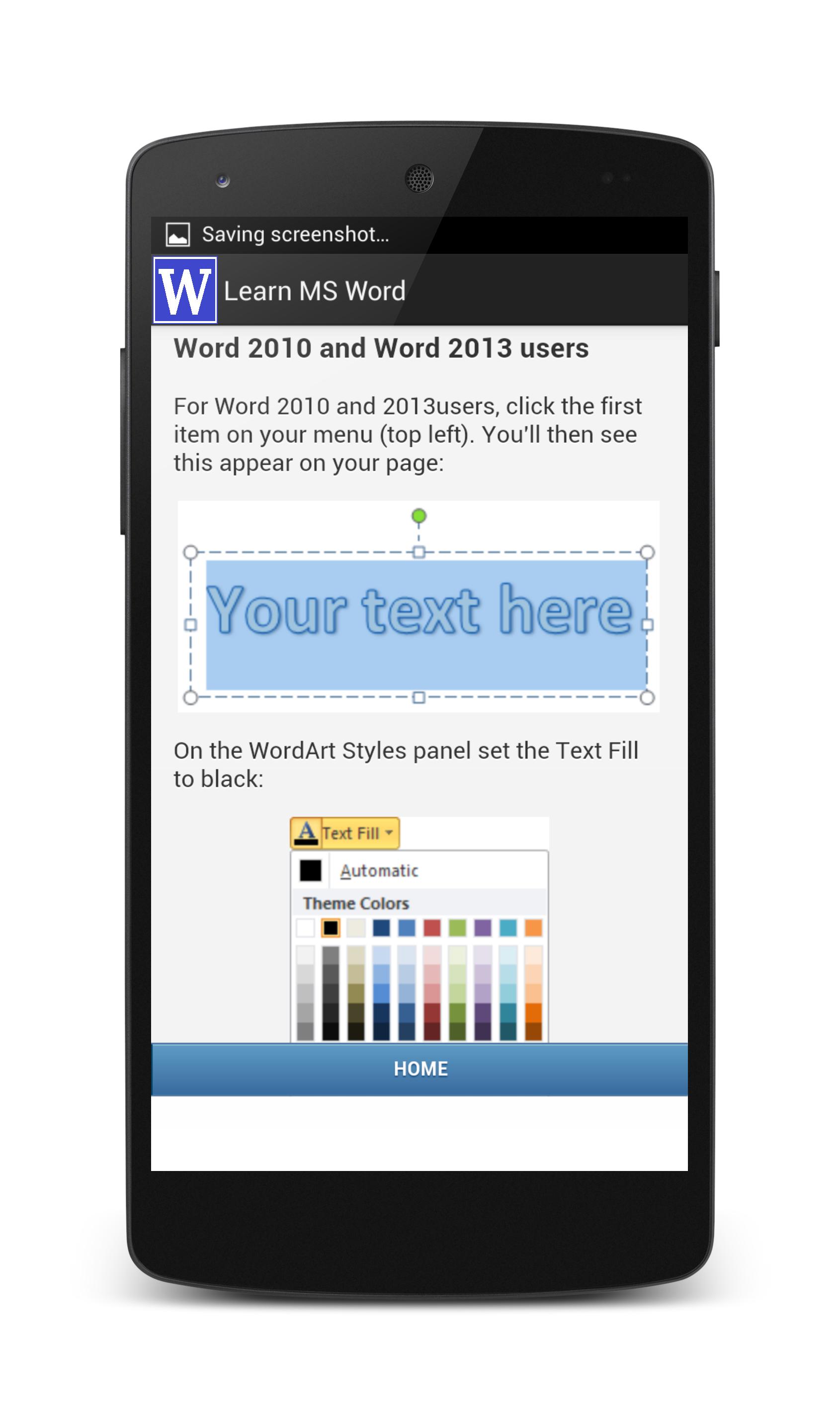 Learn Ms Word Free