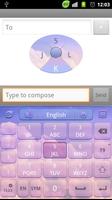 GO Keyboard Sunset glow theme