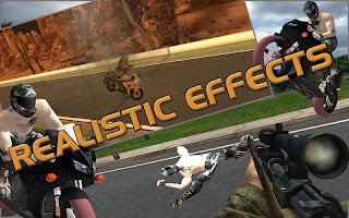 Moto Racer Sniper Attack
