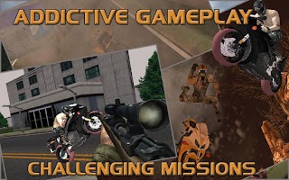 Moto Racer Sniper Attack