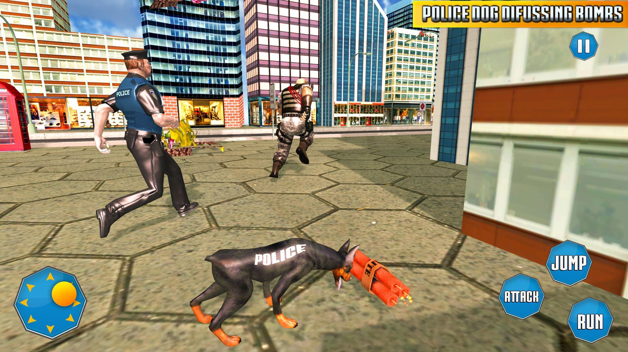 Army Dog Airport Crime Chase