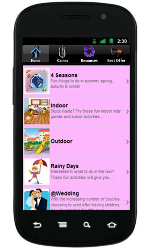 Activities For Kids