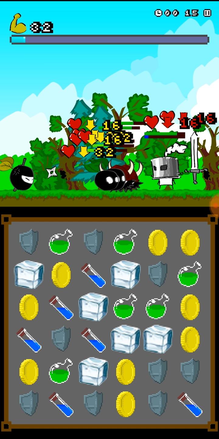 Silent Hero: Match 3 Puzzle Action RPG
