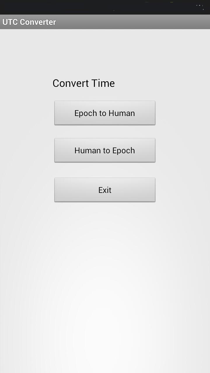 UTC converter