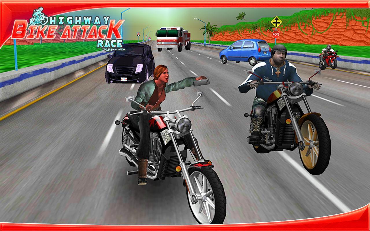 Highway Bike Attack Race