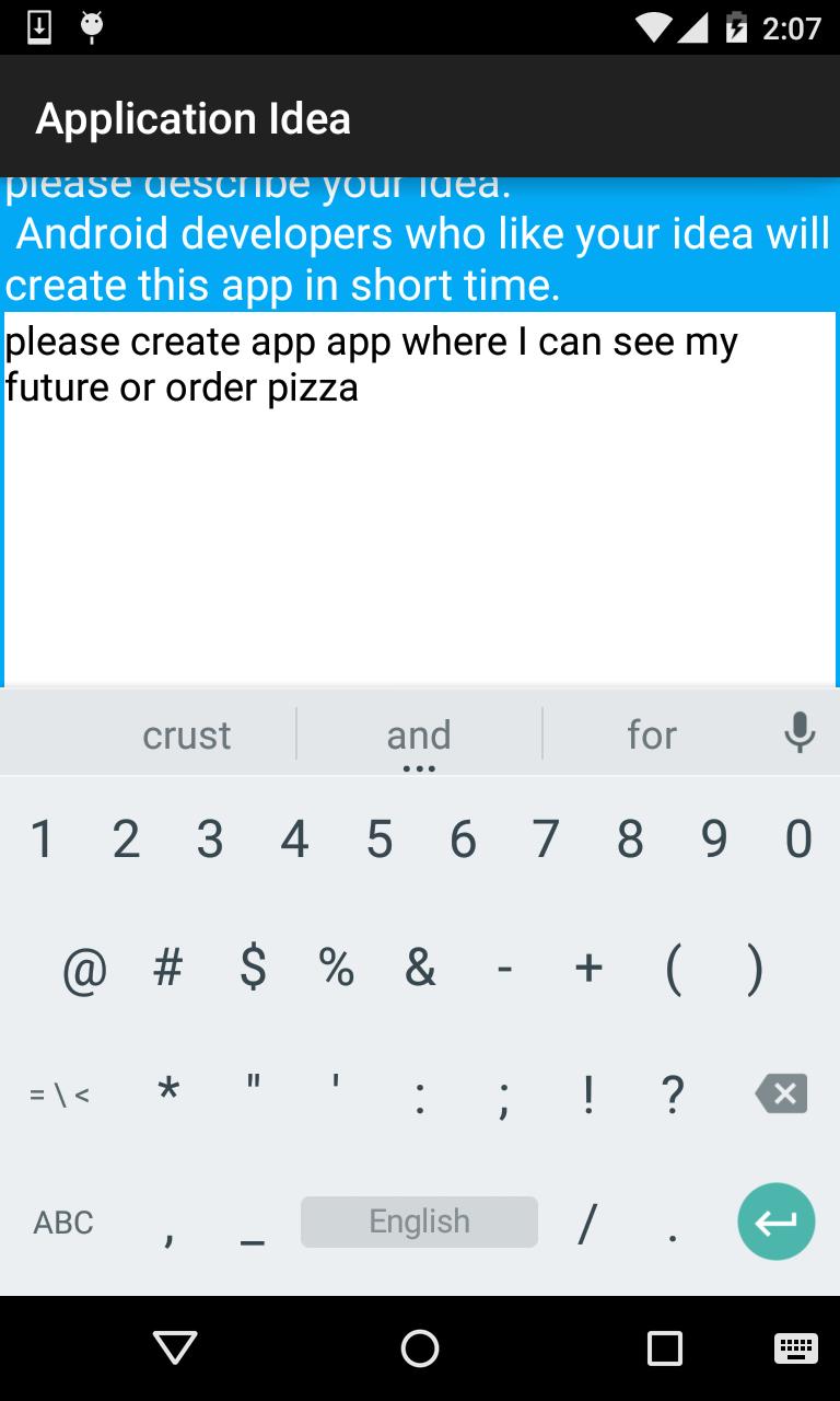 Application Idea