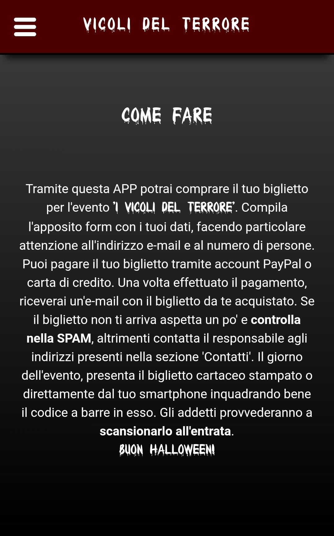 Vicoli del Terrore