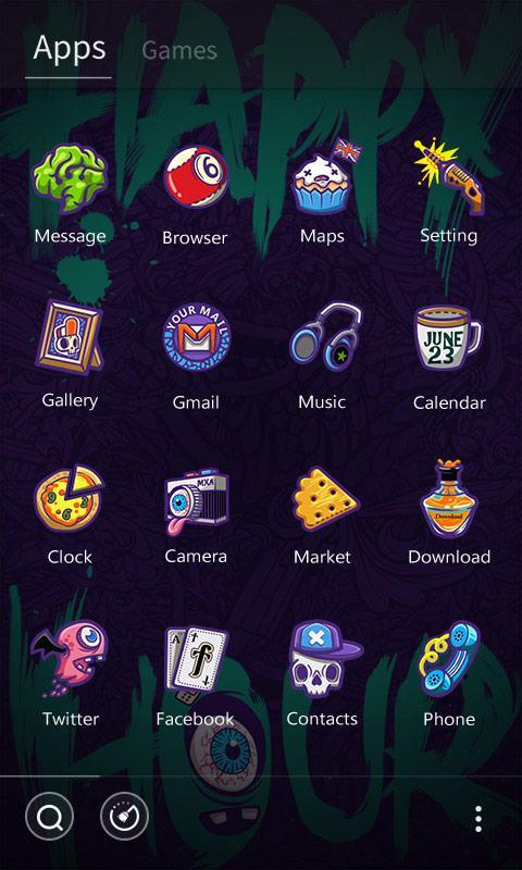 Happy Hour GO Launcher Theme