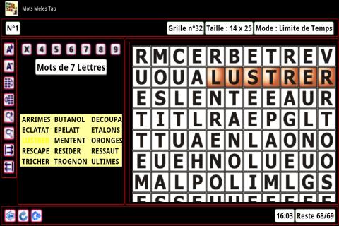 Word Search Tab Eval FR