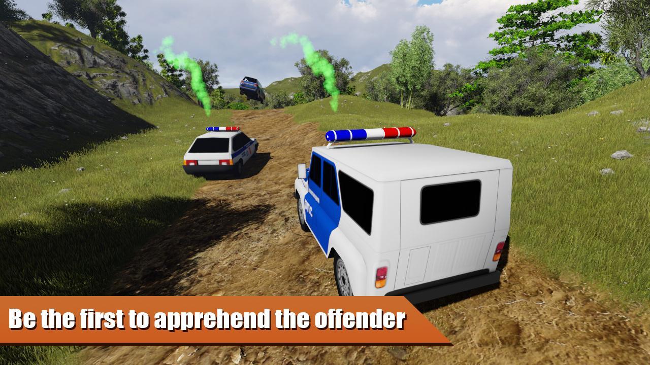 Racing on Russian Police Car