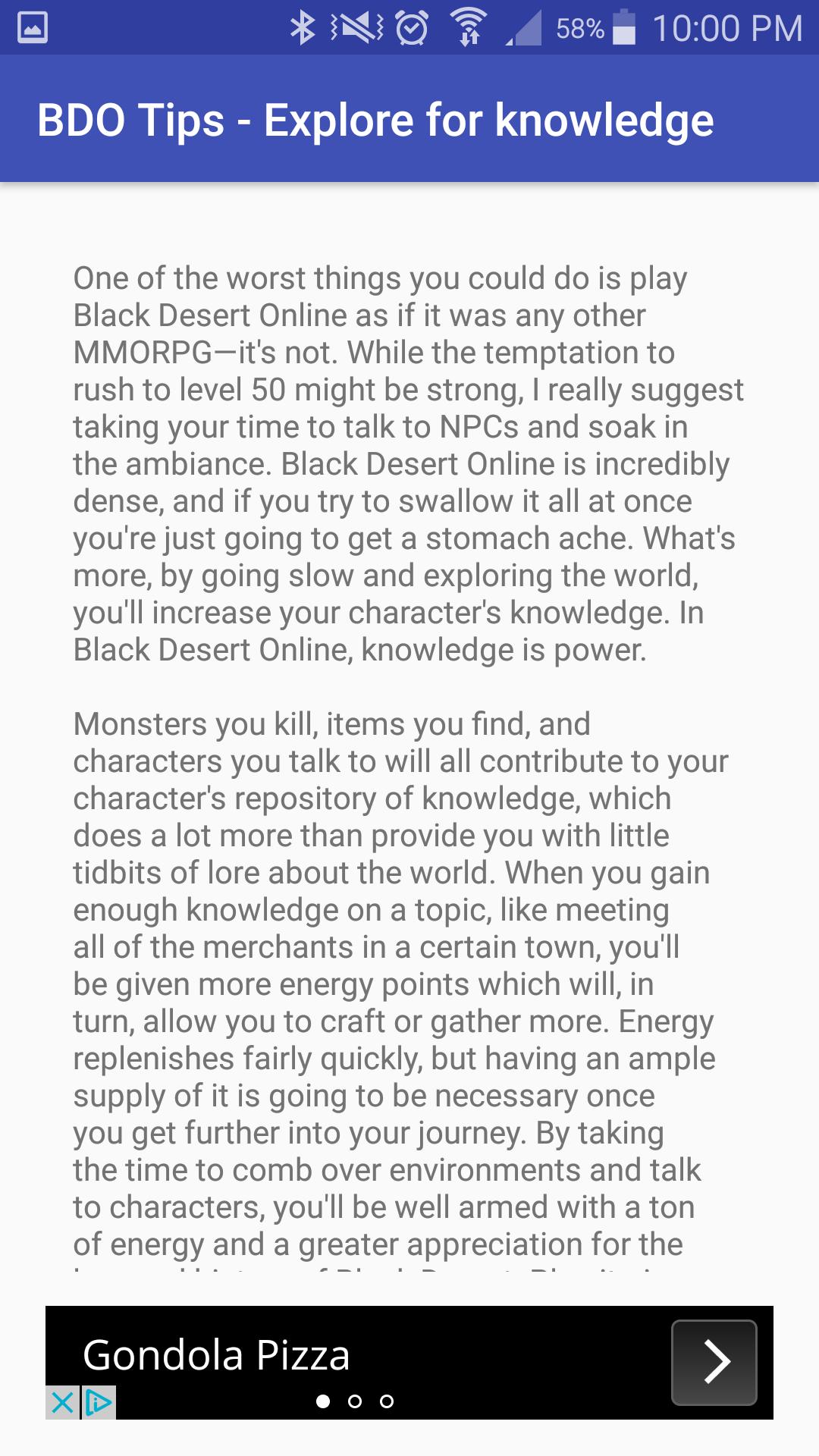 BDO Tips
