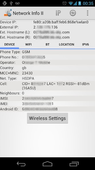 Network Info II