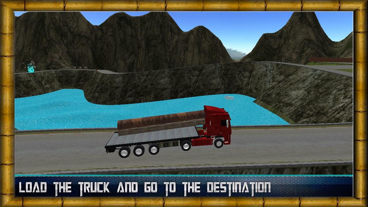 Cargo Truck Driver Mountain