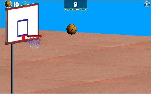 Basketball Dunk shot