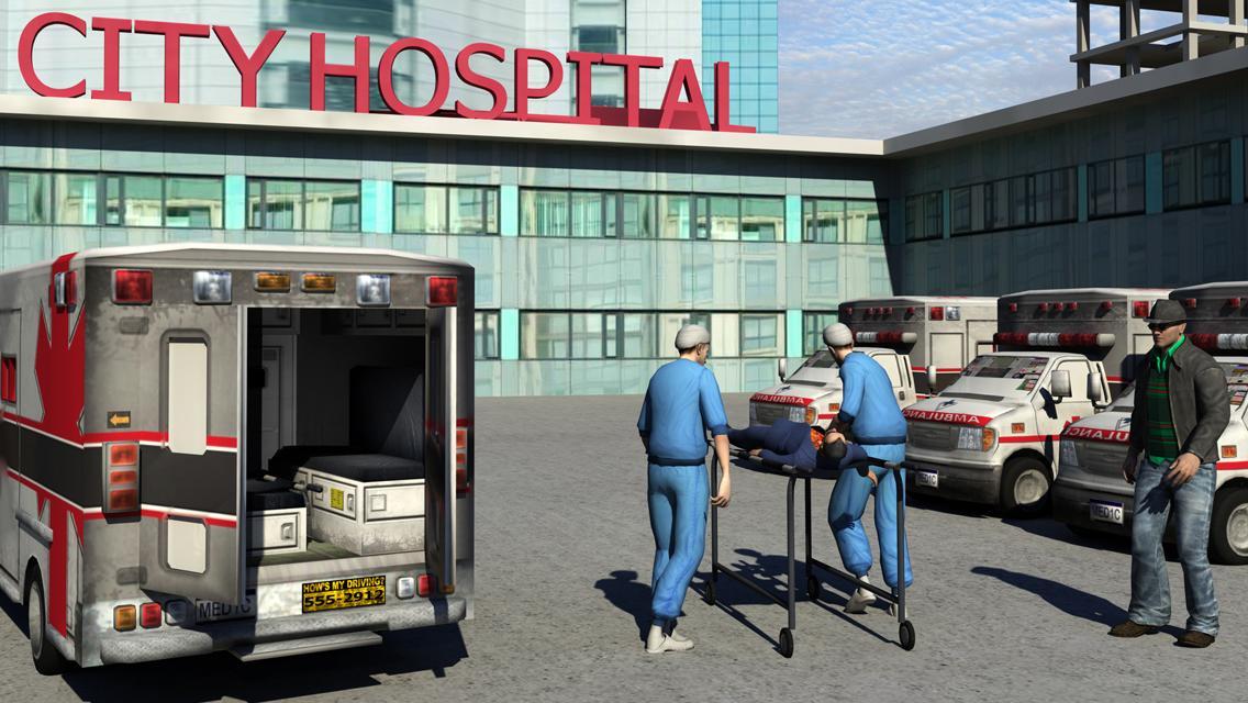 Ambulance Driver 3d Parking