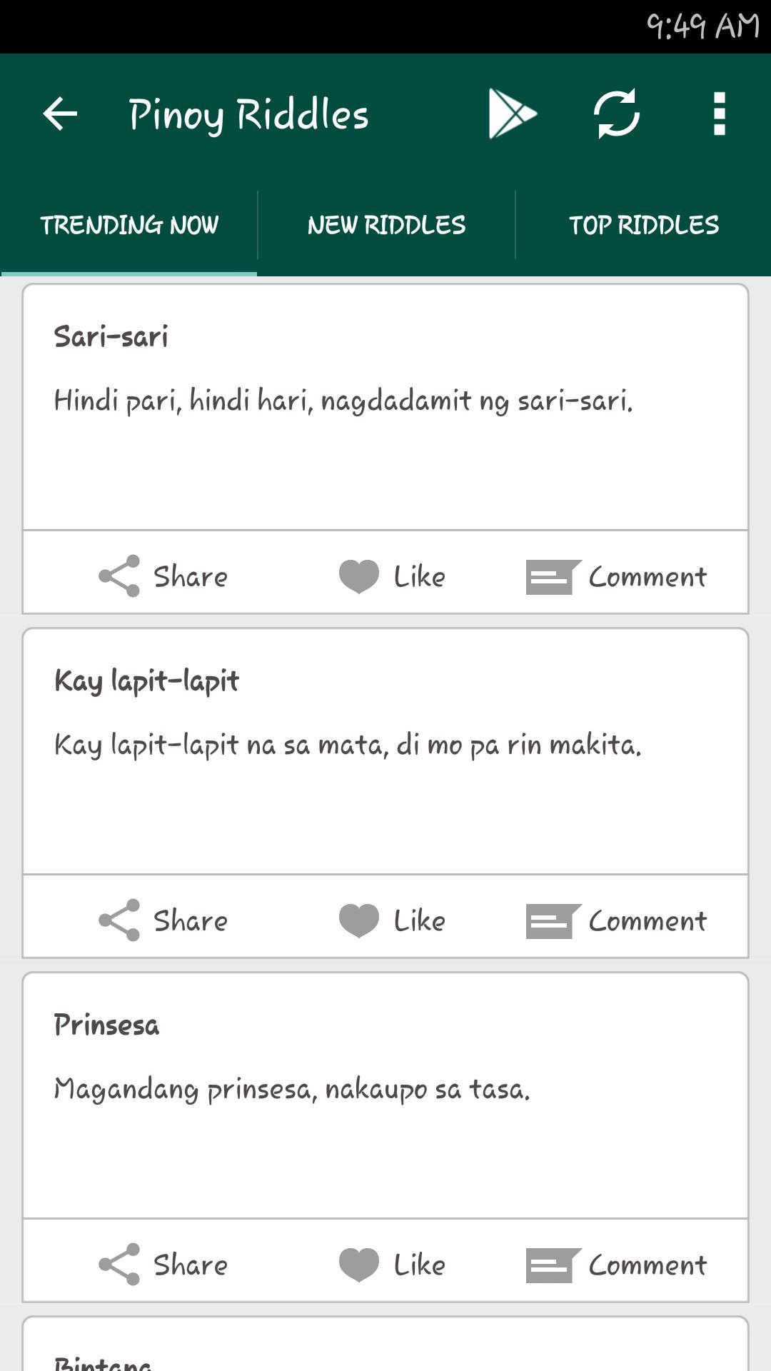 Pinoy Riddles