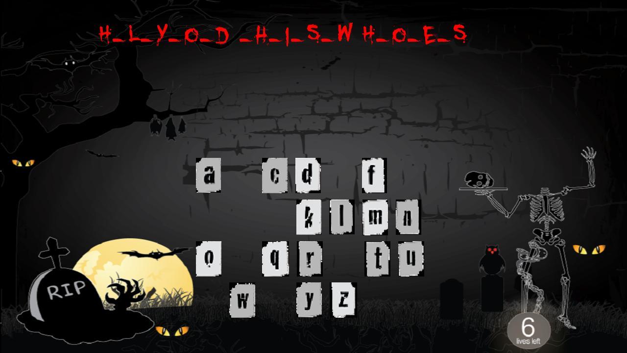 Horrorwood Hangman