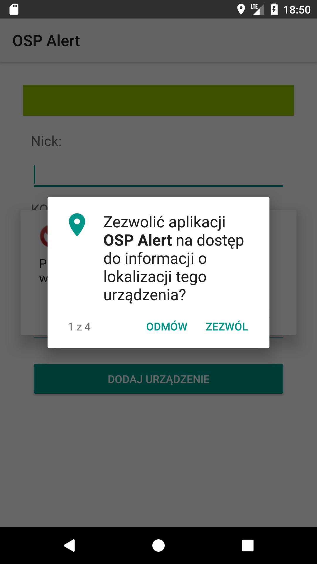 OSP Alert