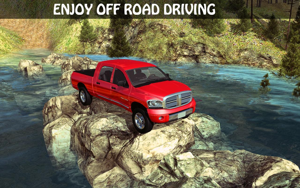 Up Hill Off-road Drive Pickup Journey