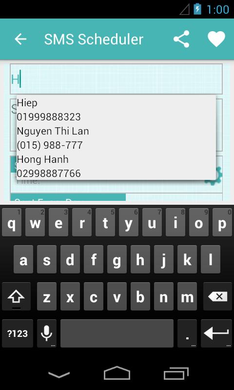 SMS Scheduler Free