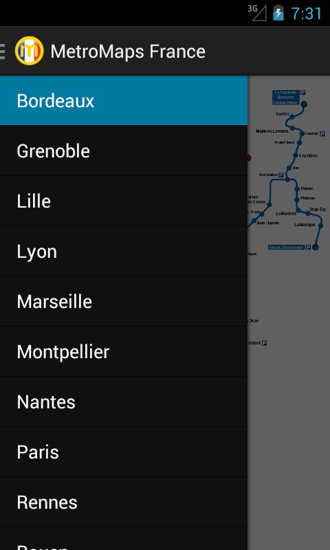 MetroMaps France