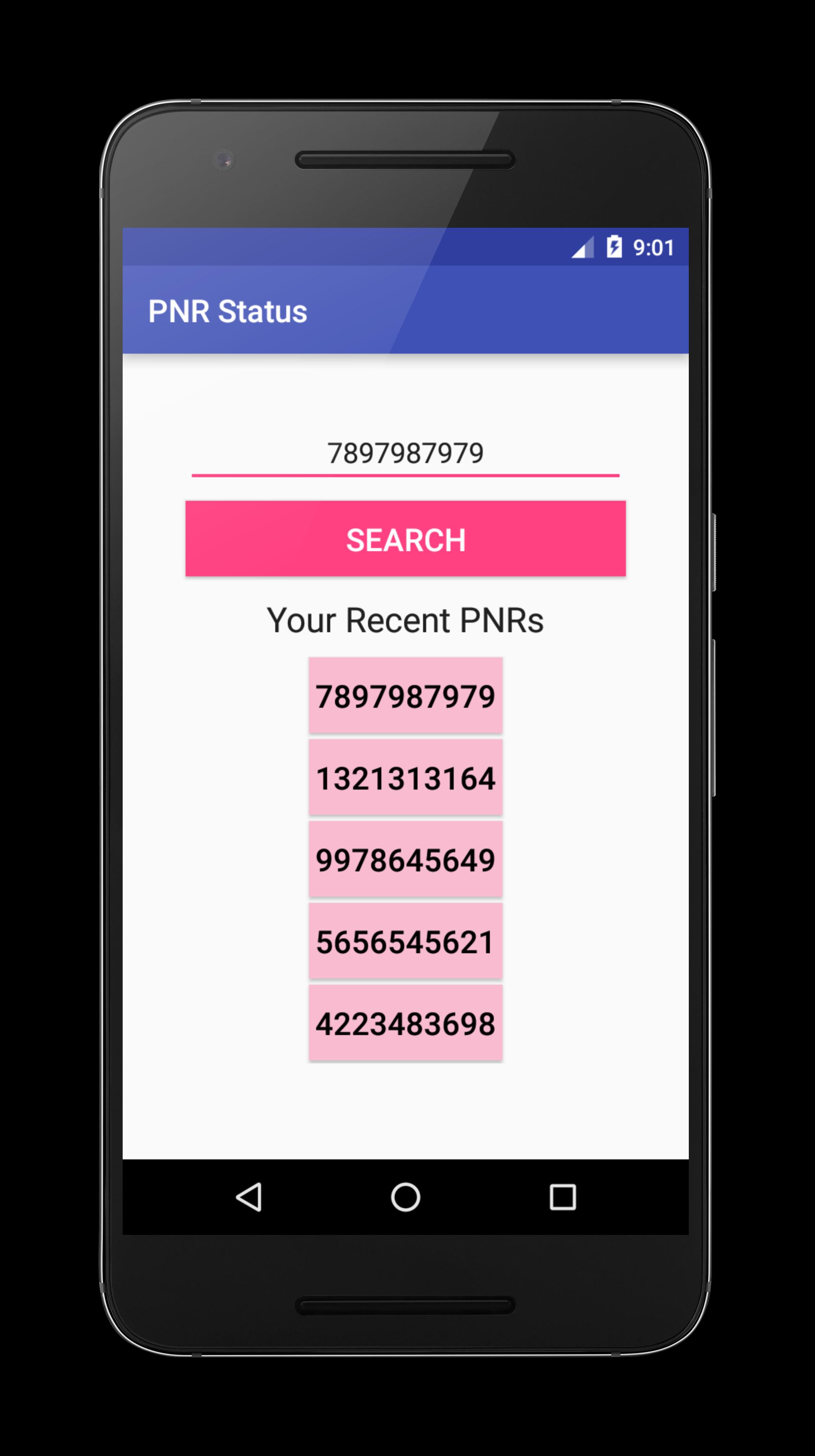 Rail PNR Enquiry