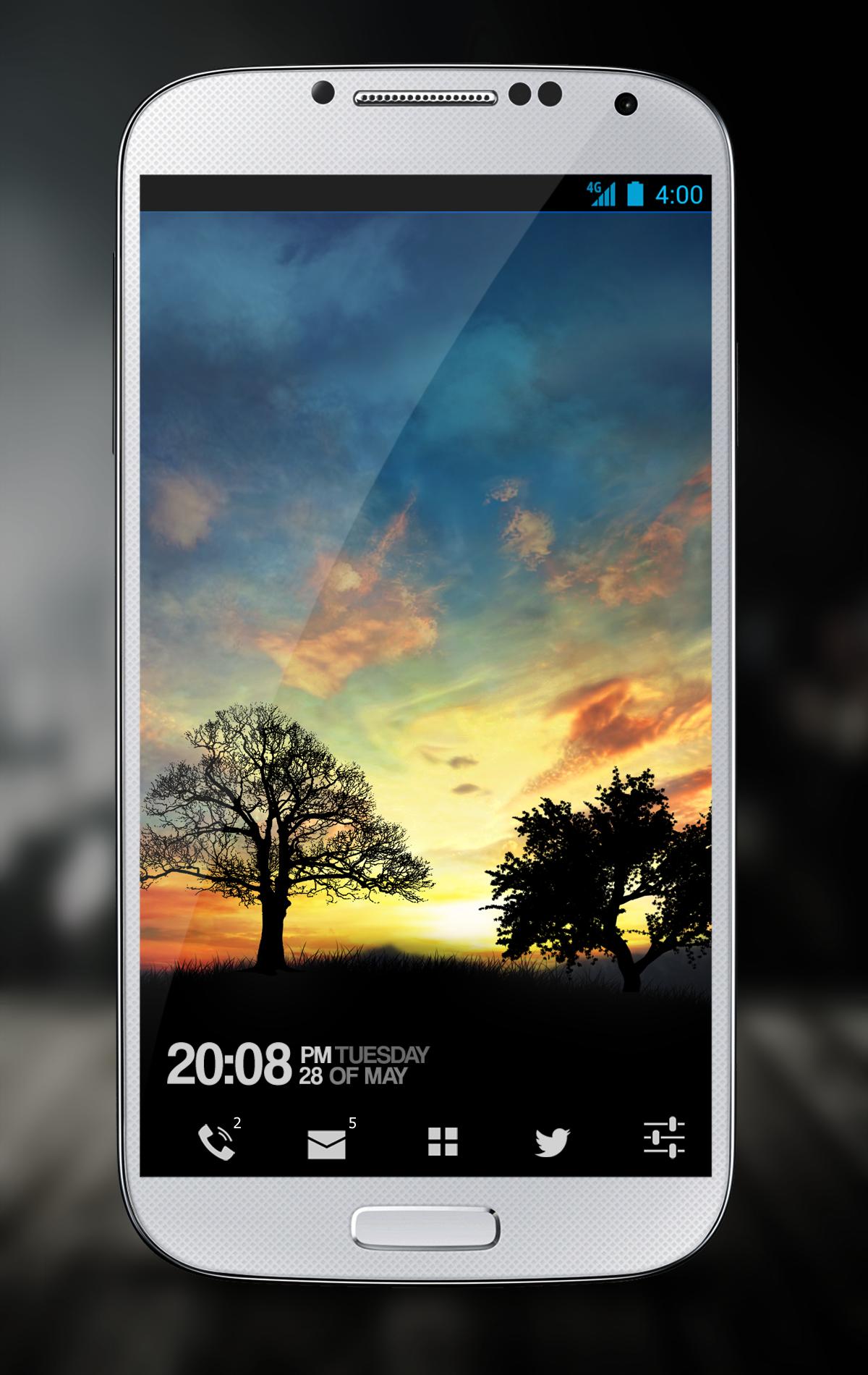Sunset Hill Free LiveWallpaper
