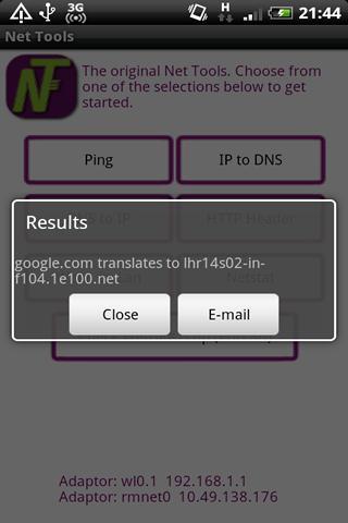 Net Tools (Ad Supported)