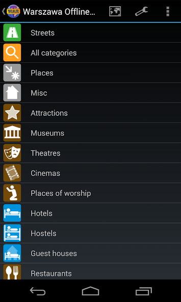 Warsaw Offline City Map Lite