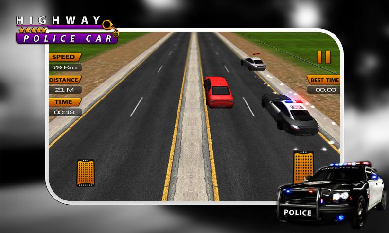 Highway Police Car