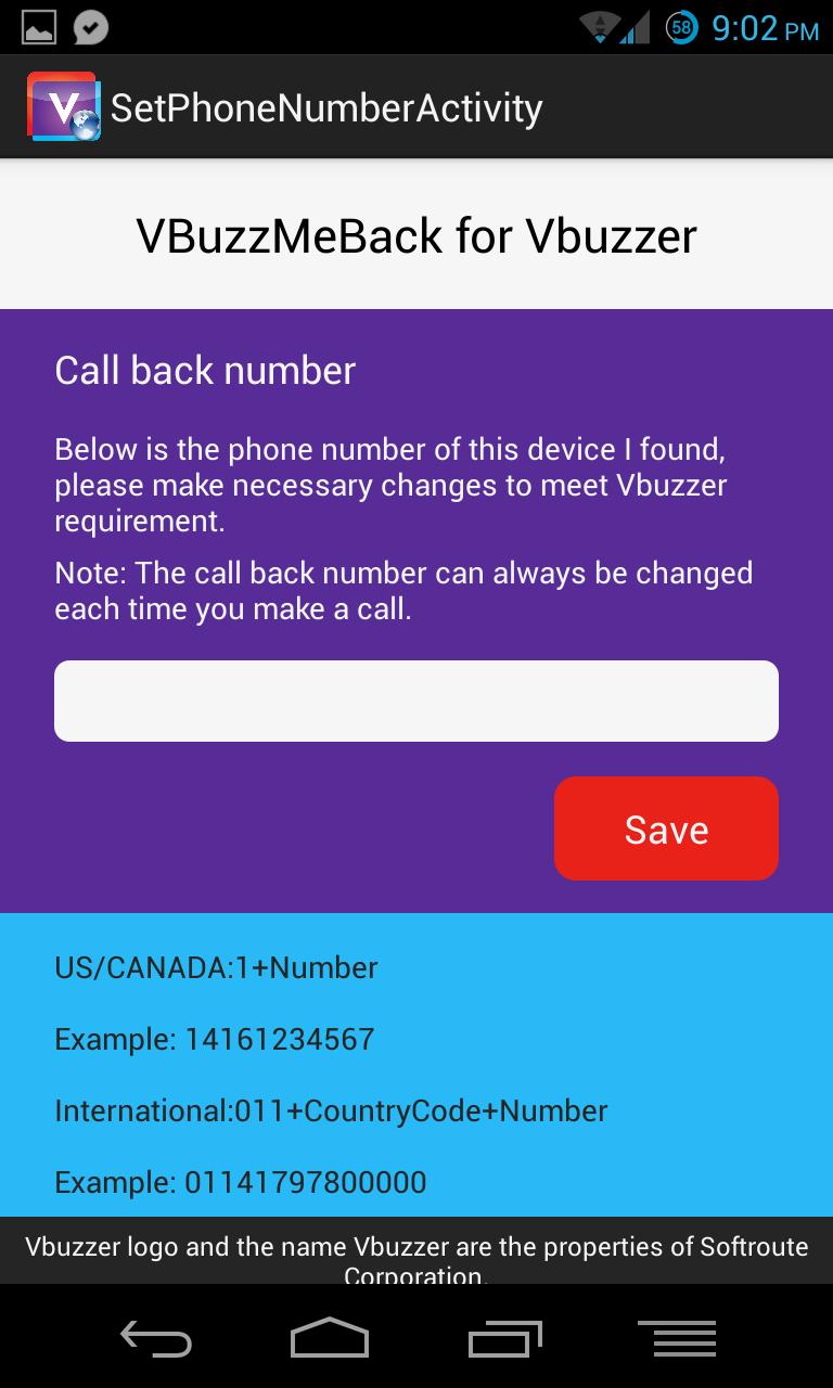 Vbuzzer web call