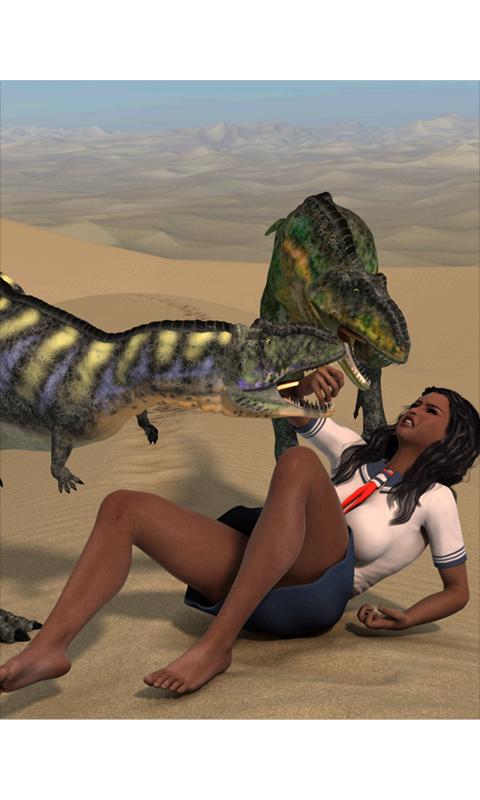 Dinosaur and Schoolgirl Puzzle