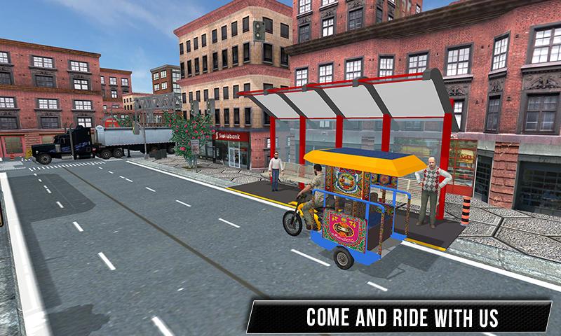 City Tuk Tuk Chingchi Drive 3D