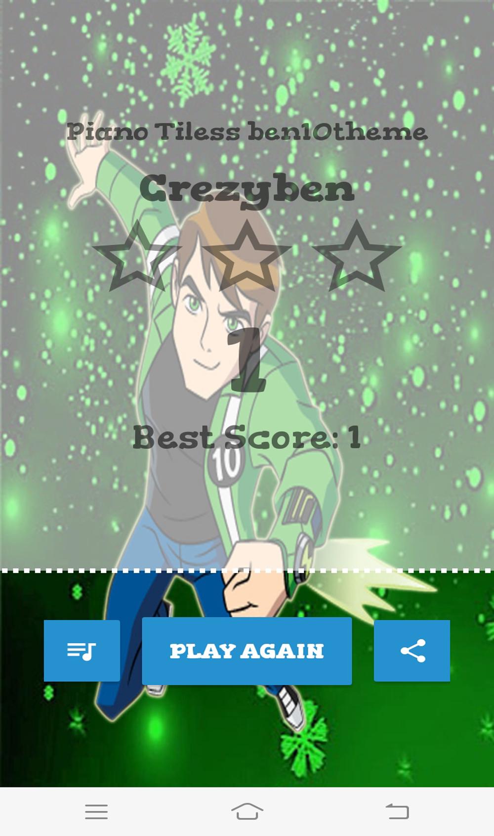 ben10 piano legend