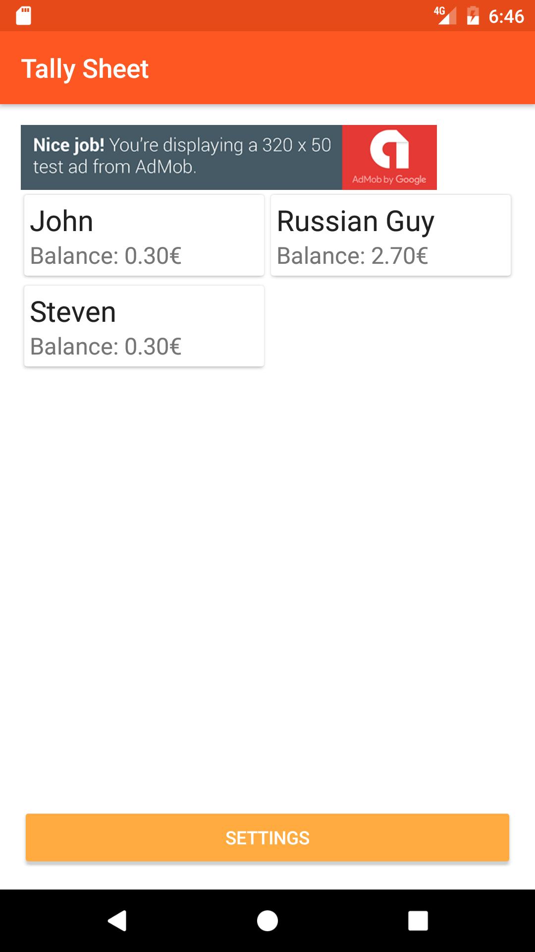 TallySheet