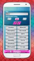 Summer Clock Weather Widget