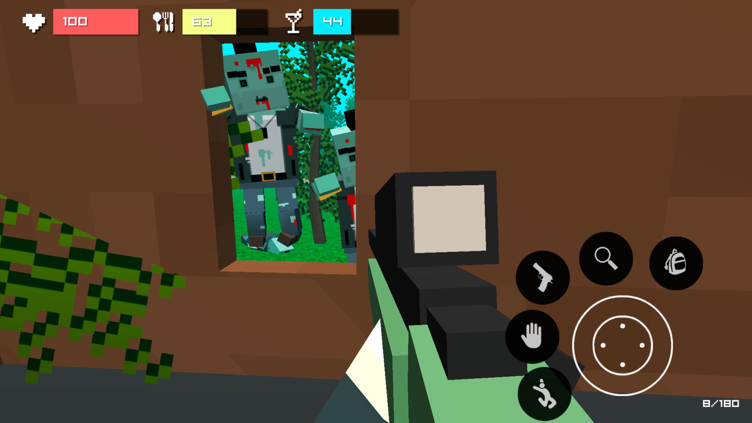Multicraft block: gun 3d HD