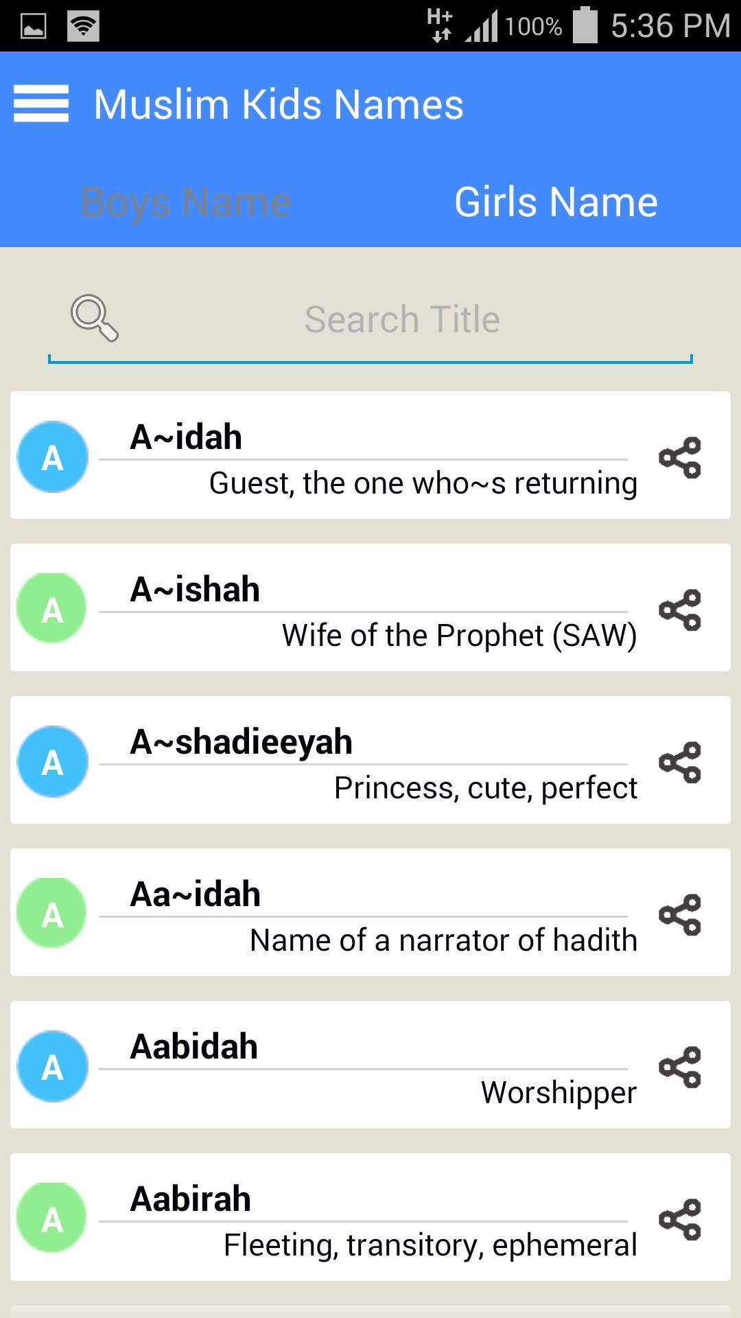 2015 Muslim Baby Names - New