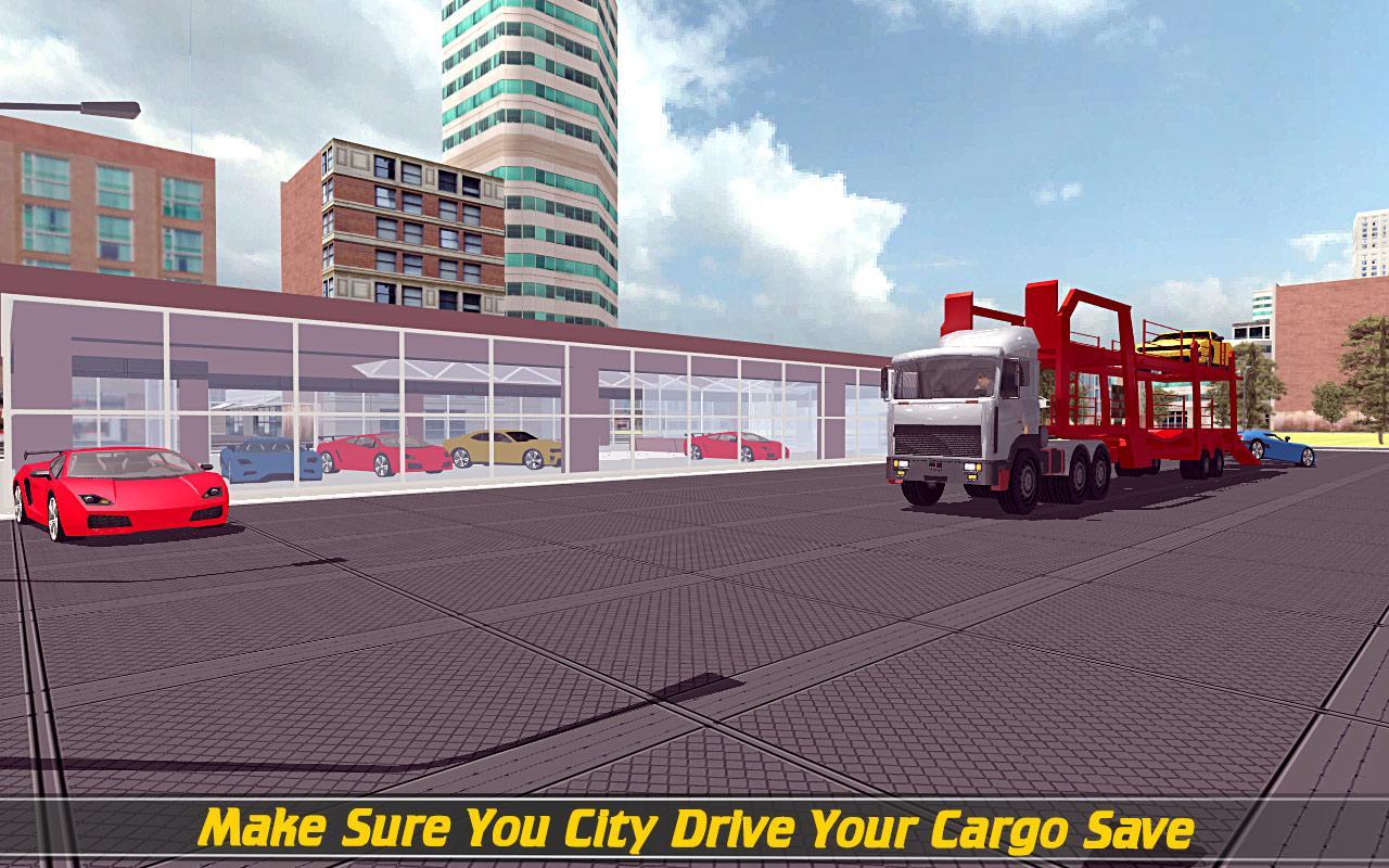 Heavy Car Transport Truck